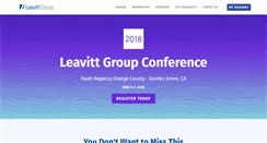 Desktop Screenshot of conference.leavitt.com